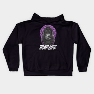 Trap Life / Urban Streetwear / Chillin Monkey Kids Hoodie